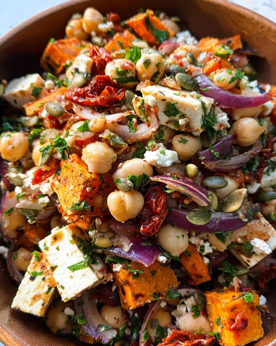 Mediterranean Dense Bean Salad