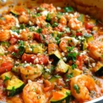 Mediterranean Shrimp Skillet