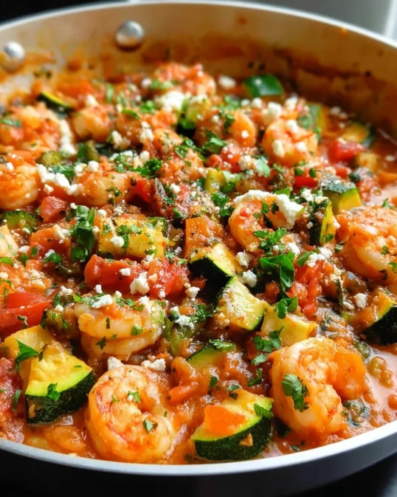 Mediterranean Shrimp Skillet