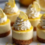 Mini Lemon Cheesecakes