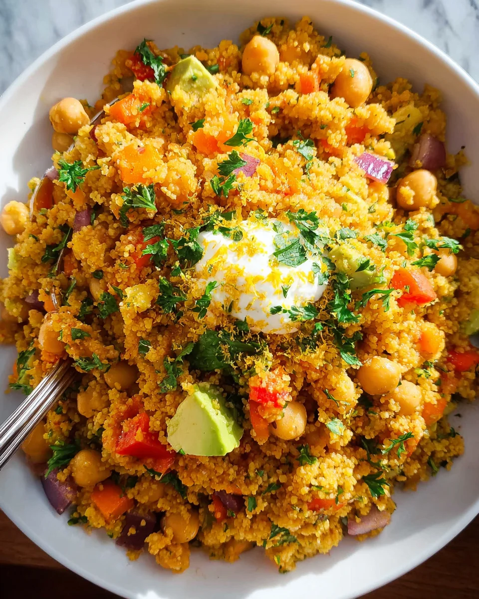One-Pot Moroccan Couscous with Chickpeas Recipe