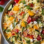 Rainbow Orzo Salad