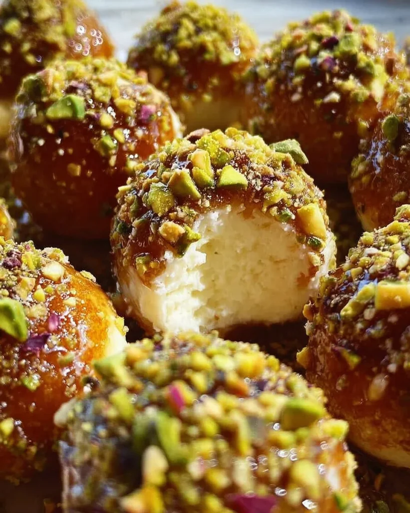 Ricotta Pistachio Honey Bites: An Amazing Ultimate Delight