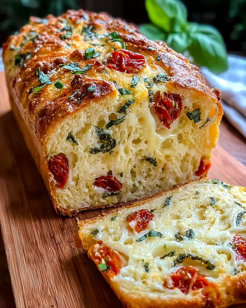 Savory Caprese Bread : A Fresh Italian Bread
