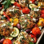 Sheet Pan Greek Chicken and Veggies (Easy One-Pan Meal)