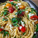 Simple Mediterranean Olive Oil Pasta