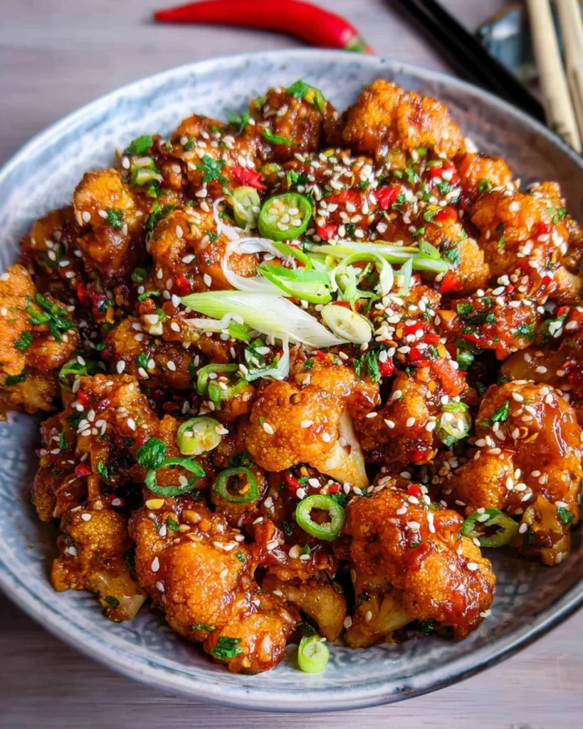 Sticky Sesame Cauliflower