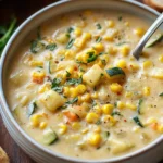 Summer Fresh Corn and Zucchini Chowder