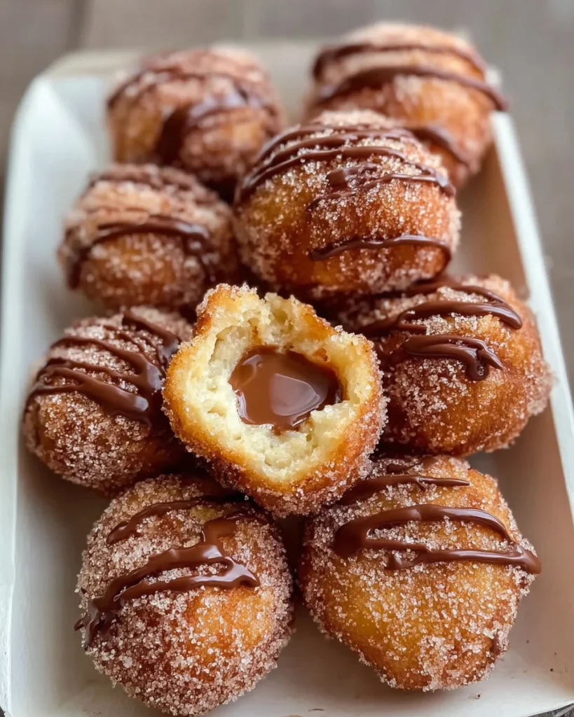 Sweet Churro Donut Bites