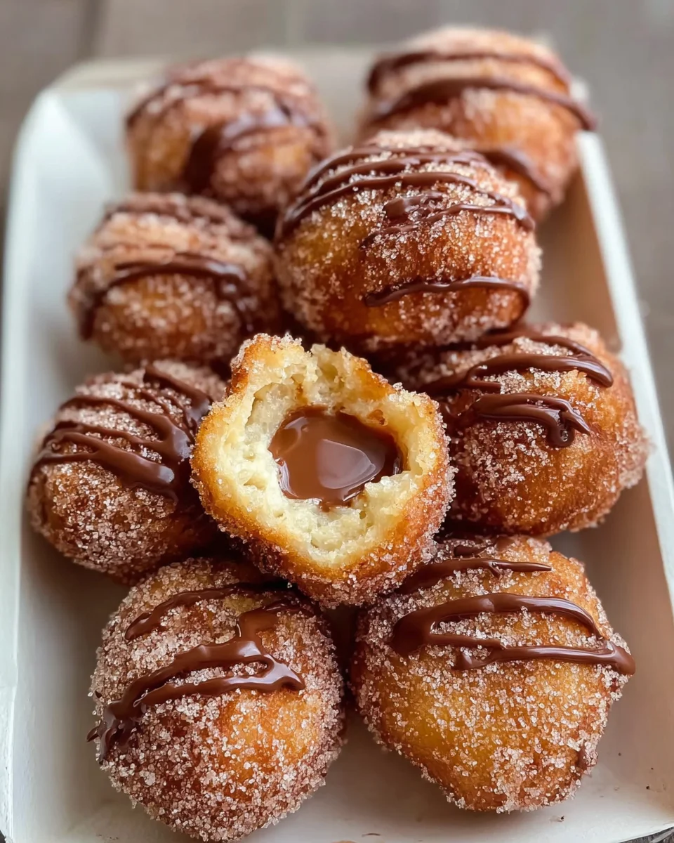 Sweet Churro Donut Bites