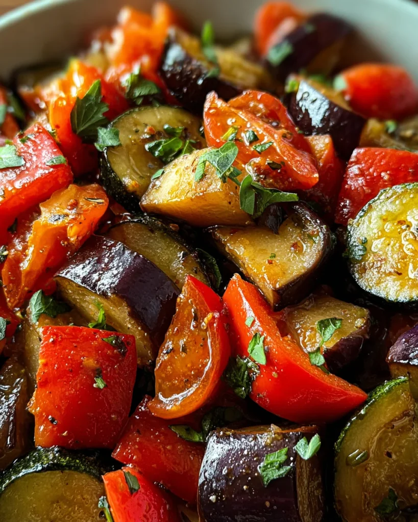 Yummy Eggplant and Zucchini Ratatouille