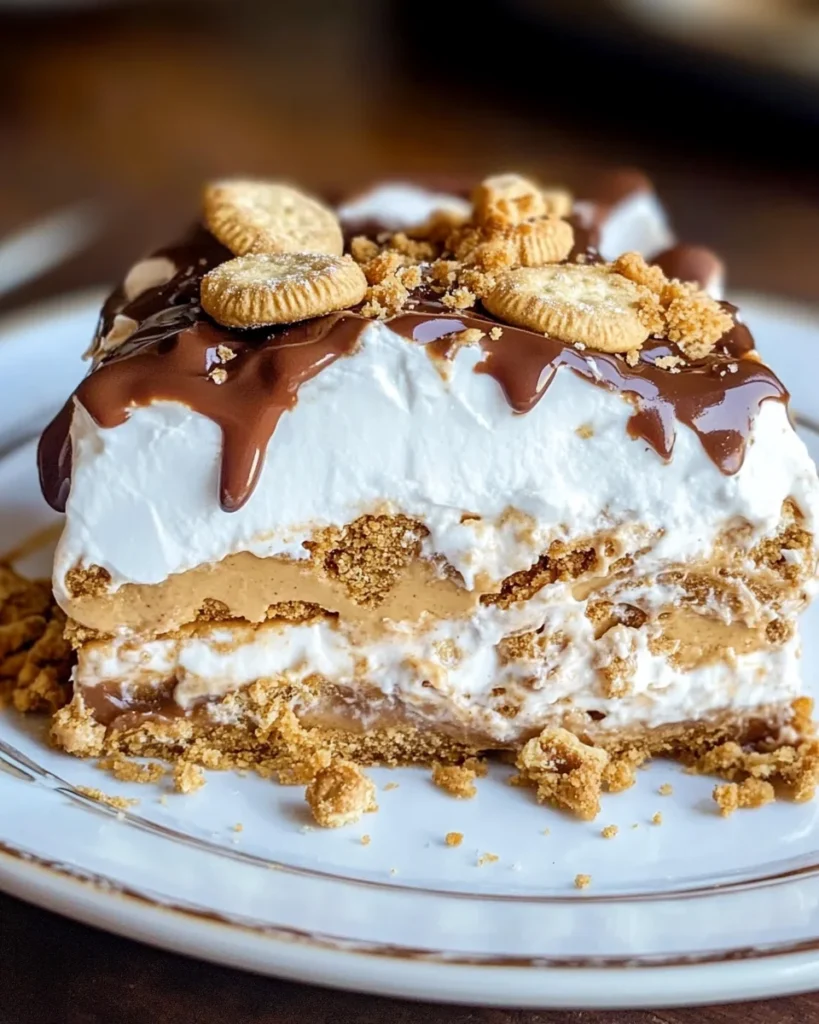 Peanut Butter Crunch Lasagna
