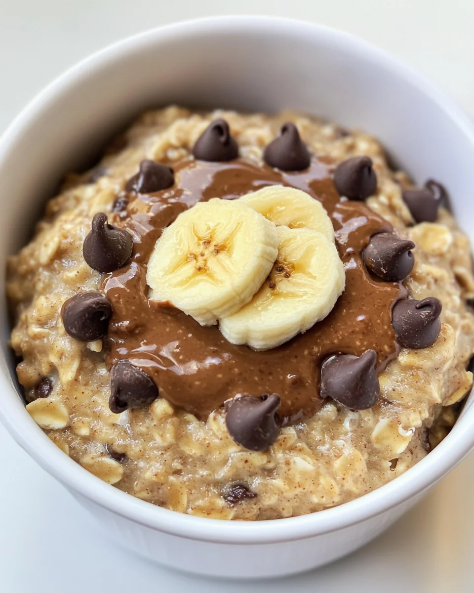 Banana Chocolate Chip Air Fryer Oatmeal
