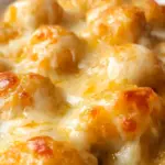 Cheesy Garlic Tater Tot Casserole