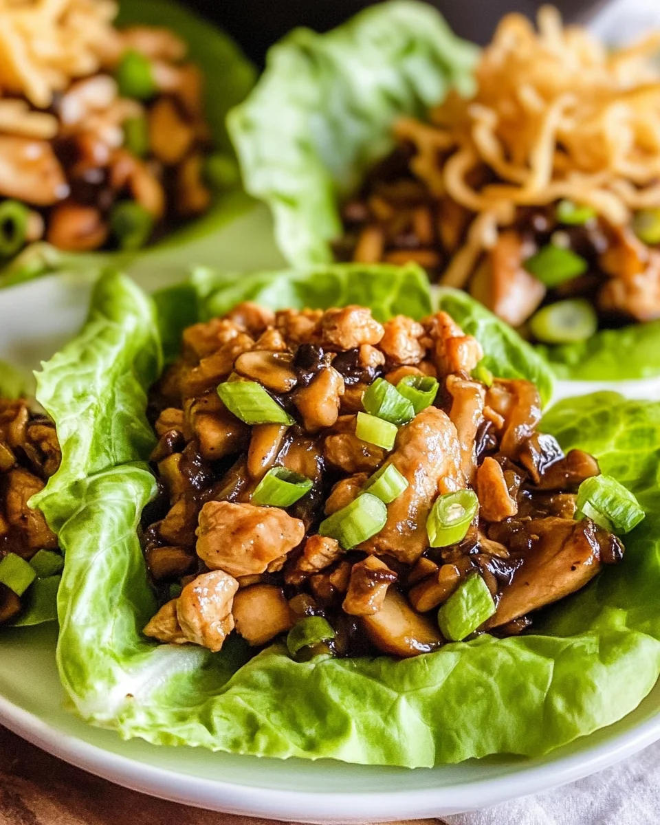 Chicken Lettuce Wraps (PF Chang's Copycat)