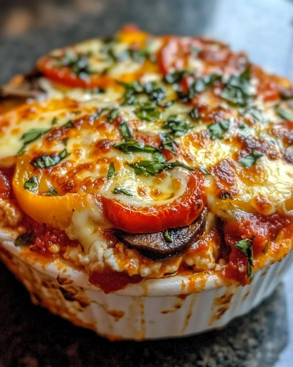Cottage Cheese Pizza Bowl