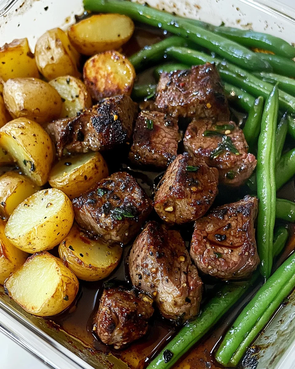 Garlic Balsamic Steak Bites