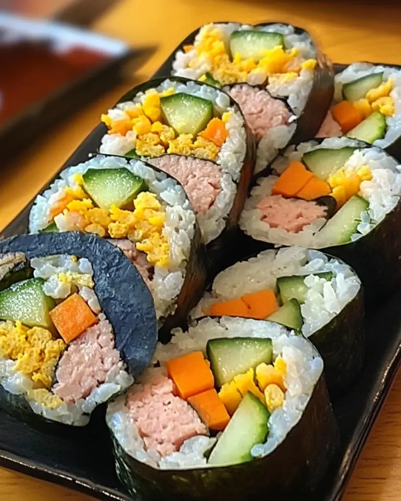 Kimbap (Korean Seaweed Rice Rolls)