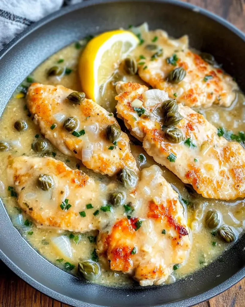 Lemon Chicken Piccata {Paleo, Whole30, Keto}