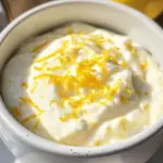 Lemon Cottage Cheese Pudding