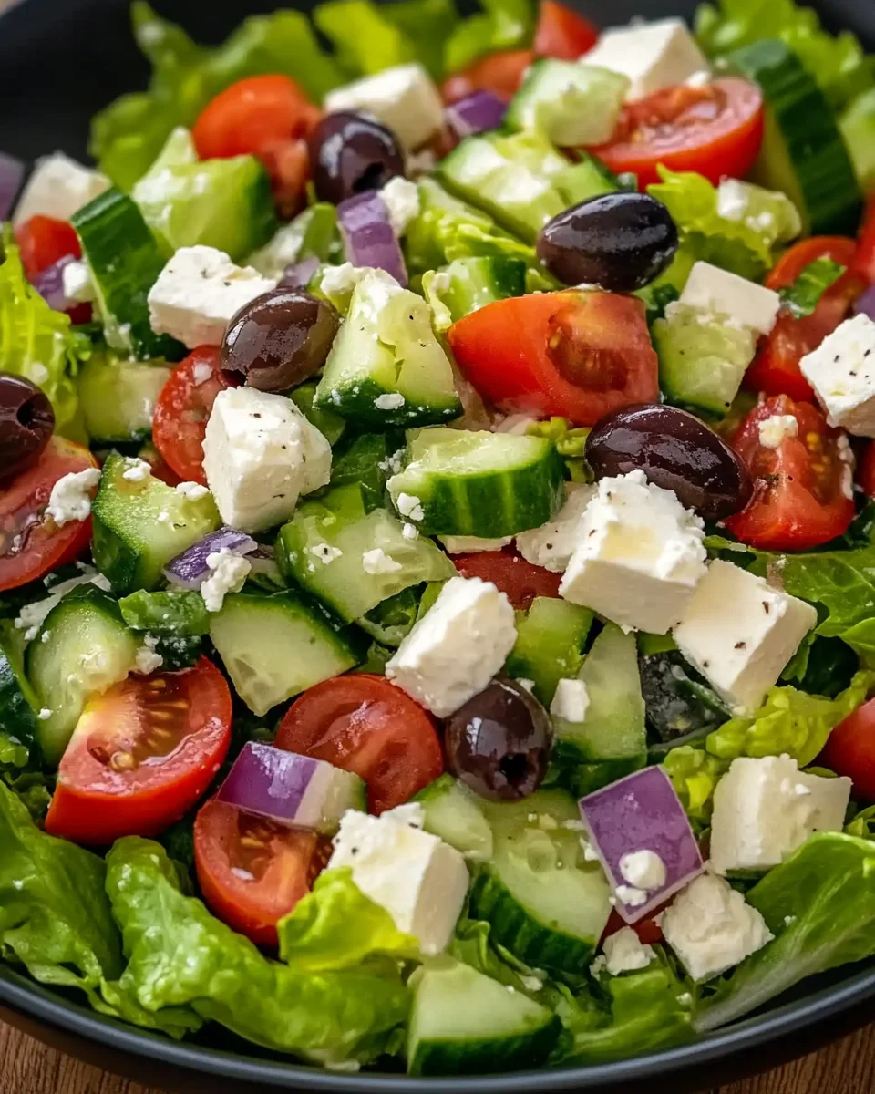 Mediterranean Greek Salad Recipe