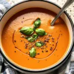 Middle-of-Winter Creamy Tomato Soup (Canned Tomatoes)