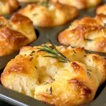 Rosemary Garlic Focaccia Muffins