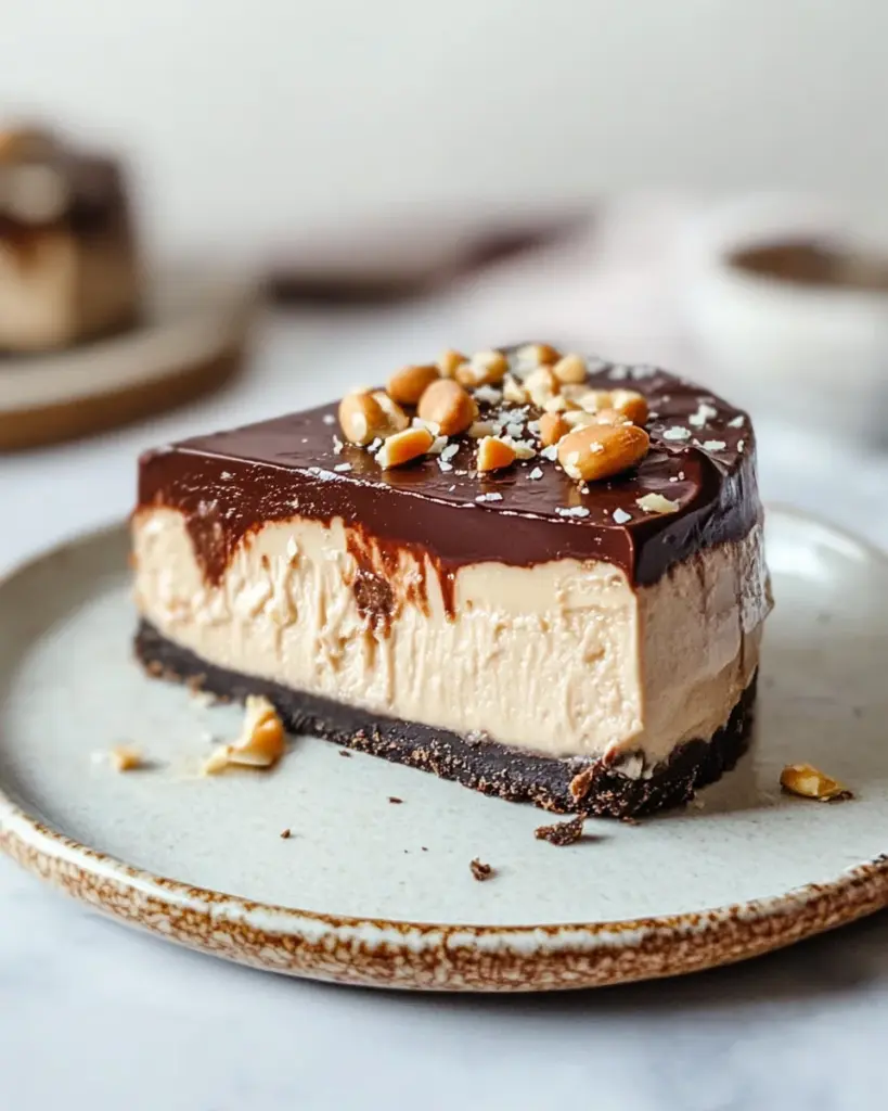 Vegan Snickers Cheesecake